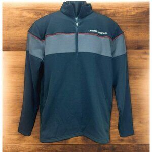 Under Armour Mens Loose Fit Quarter-Zip Jacket Large